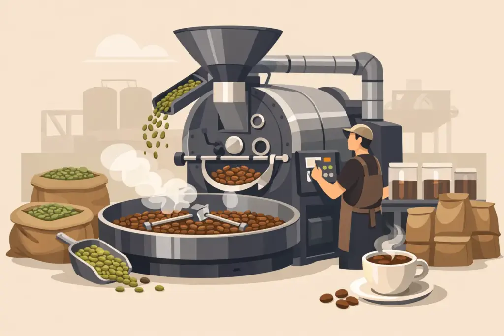 How to Commercially Roast Coffee Beans 1 How to Commercially Roast Coffee Beans