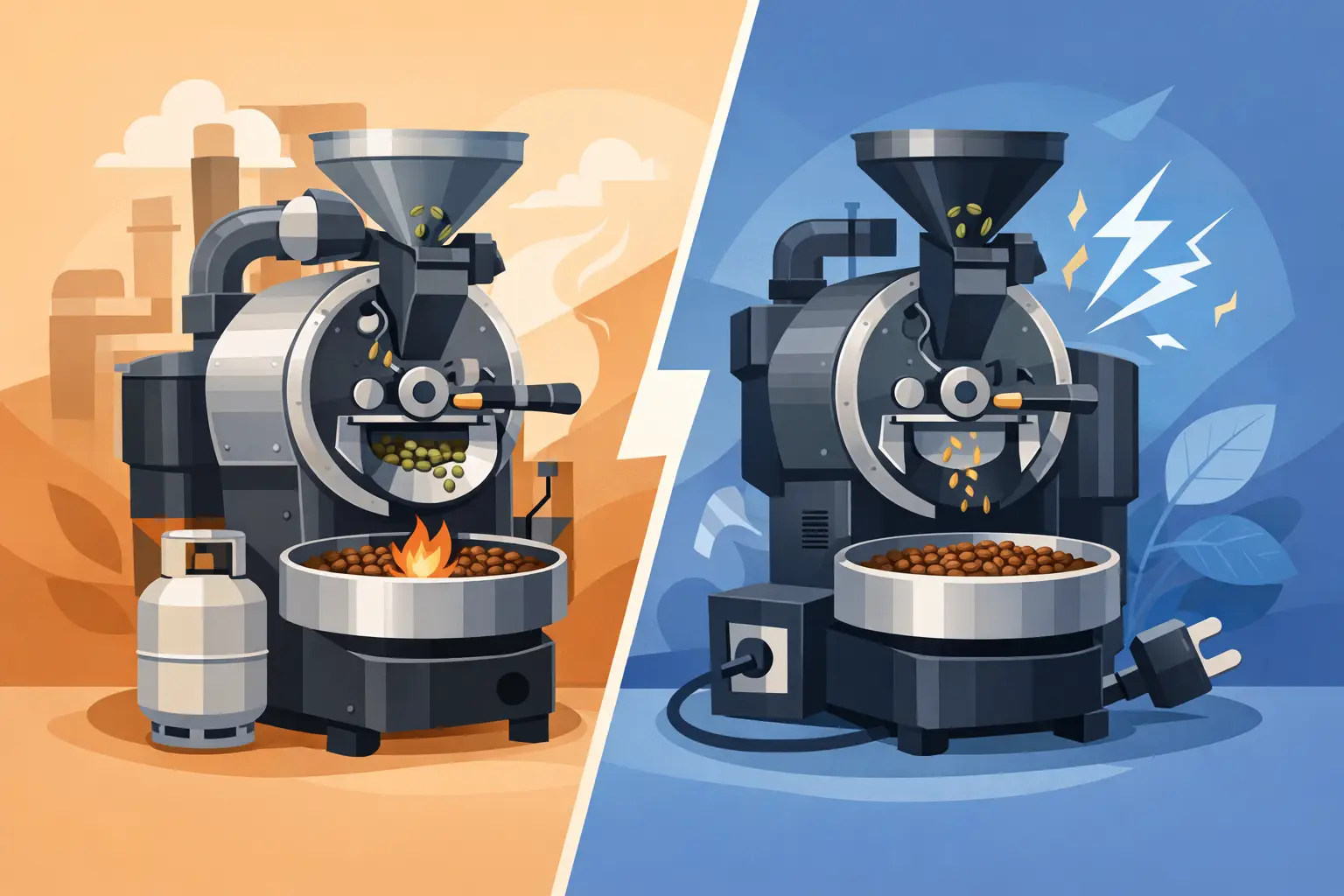 Gas vs Electric Coffee Roaster
